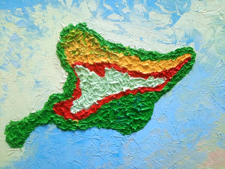 Original Abstract Expressionism Abstract Painting by Galina Velcheva