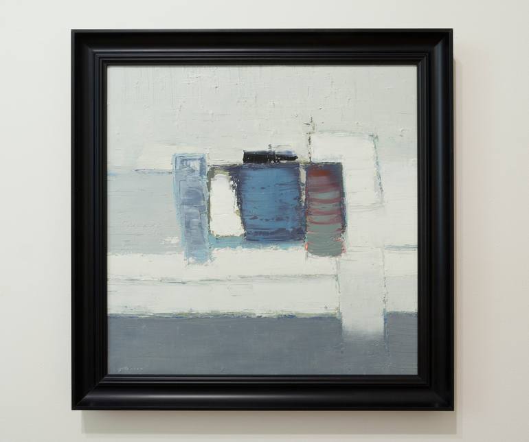 Original Art Nouveau Abstract Painting by Roman Goss