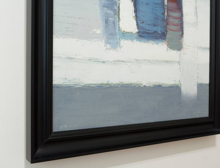 Original Art Nouveau Abstract Painting by Roman Goss