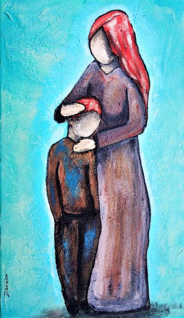 Original Art Deco Children Paintings by Daciana Androne