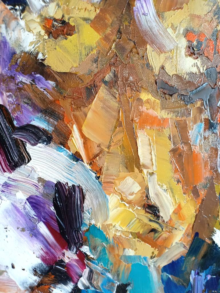 Original Abstract Expressionism Body Painting by Olga Kovalenko