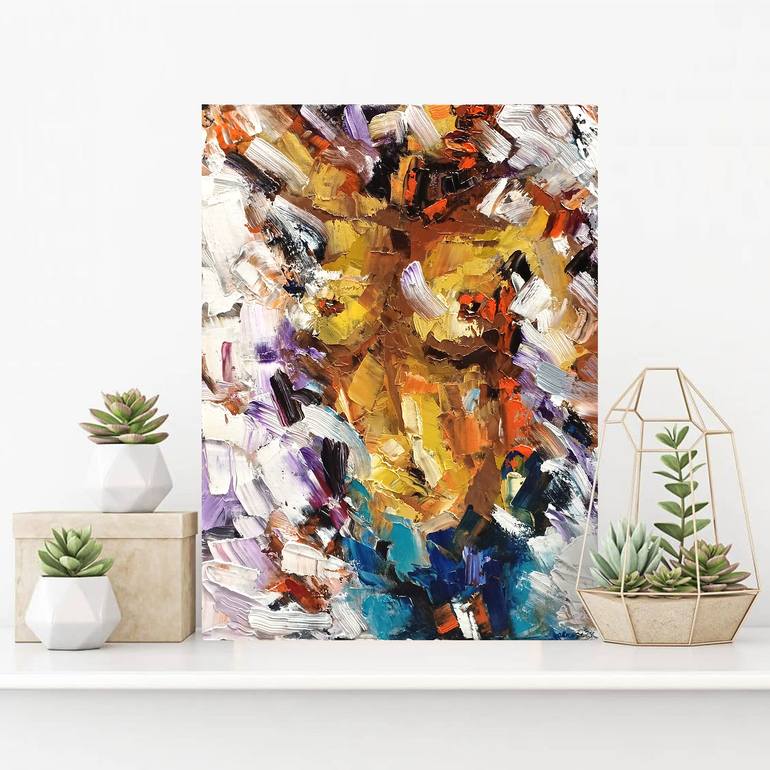 Original Abstract Expressionism Body Painting by Olga Kovalenko