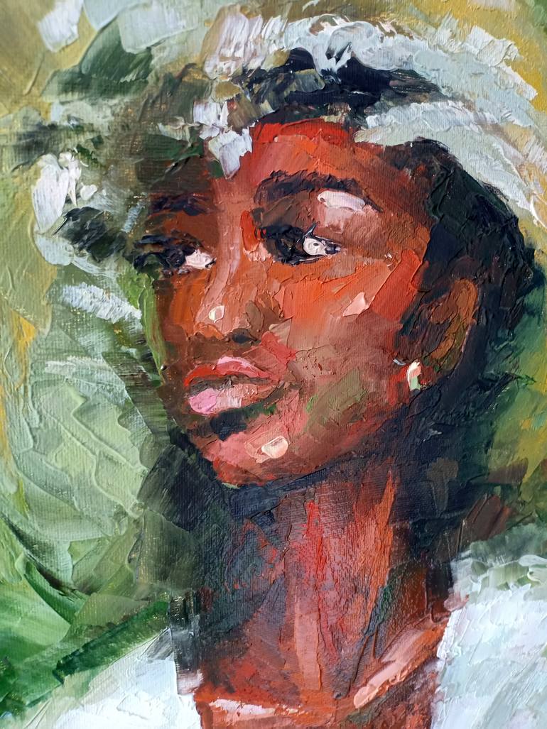 Original Impressionism People Painting by Olga Kovalenko