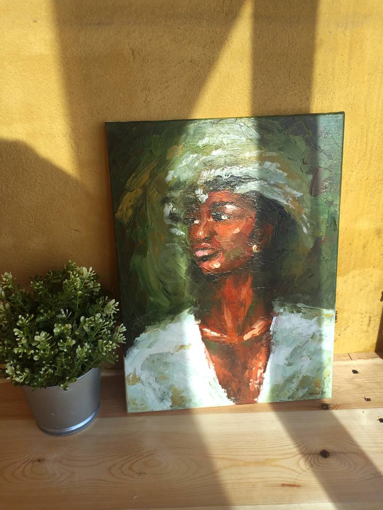 Original Impressionism People Painting by Olga Kovalenko
