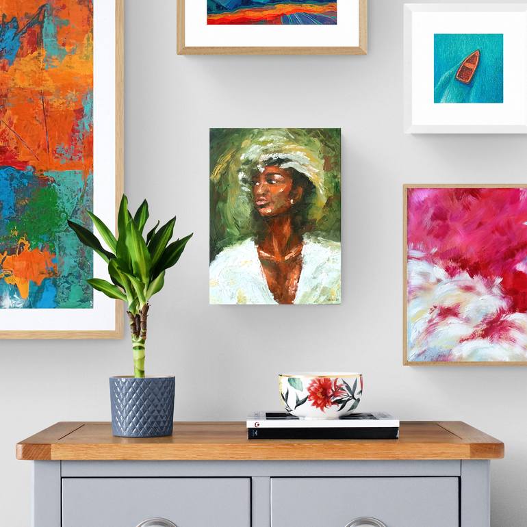 Original Impressionism People Painting by Olga Kovalenko