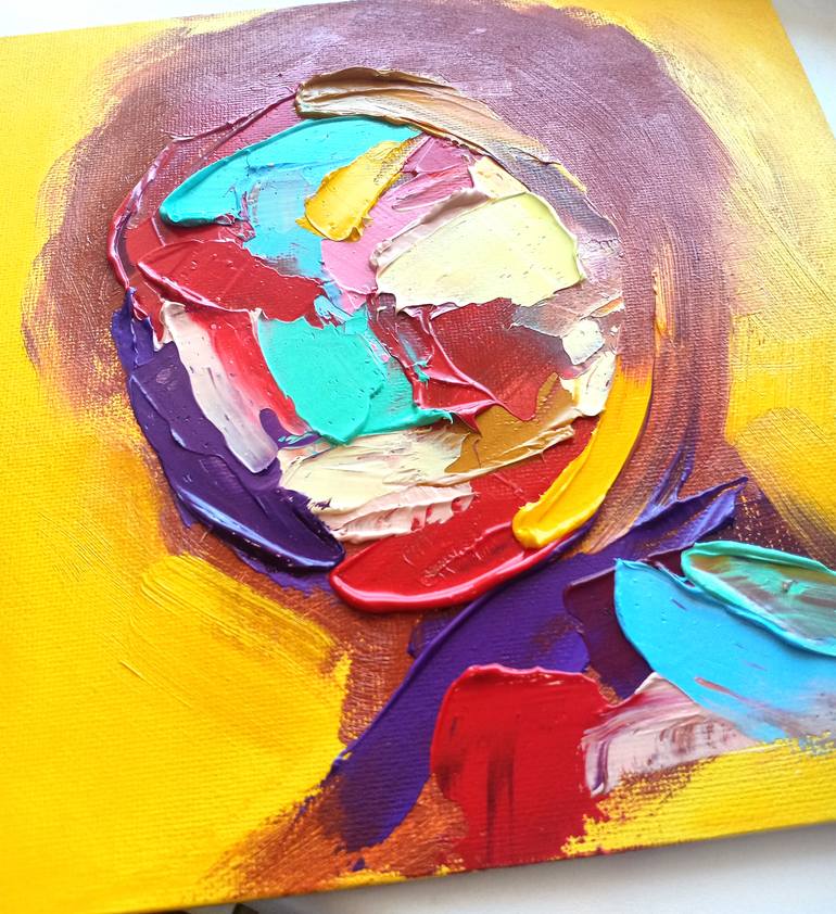 Original Abstract People Painting by Olga Kovalenko