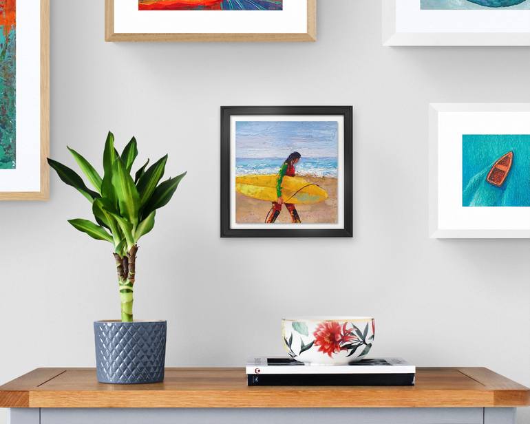 Original Figurative Sports Painting by Olga Kovalenko