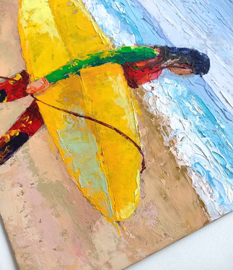 Original Figurative Sports Painting by Olga Kovalenko