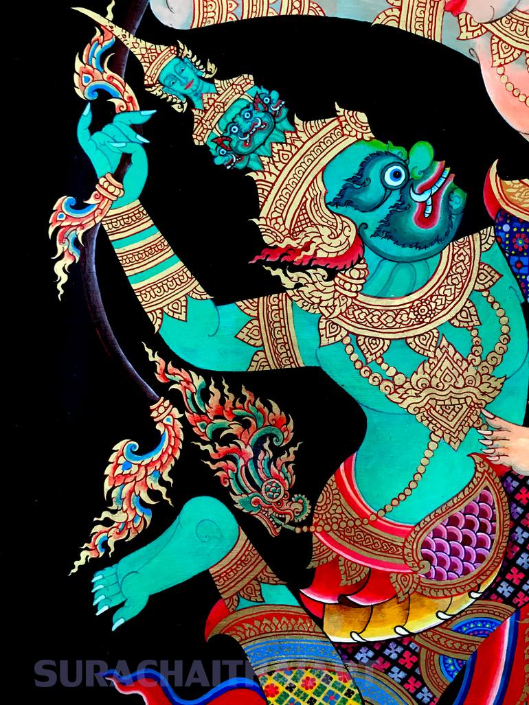 Original Other Classical Mythology Painting by Surachai Thaiart