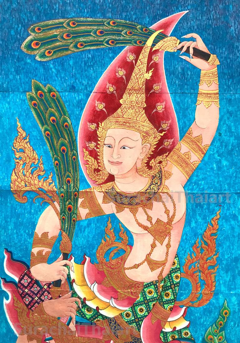 Original Other Religion Painting by Surachai Thaiart