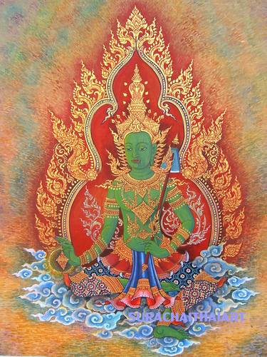 Original Religion Paintings by Surachai ThaiArt