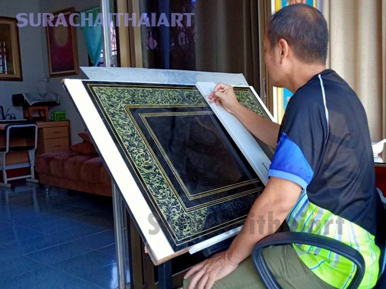 Original Thaiart World Culture Painting by Surachai ThaiArt