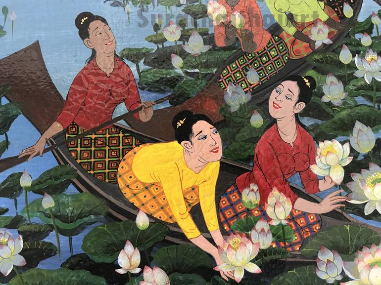 Original Culture Painting by Surachai ThaiArt