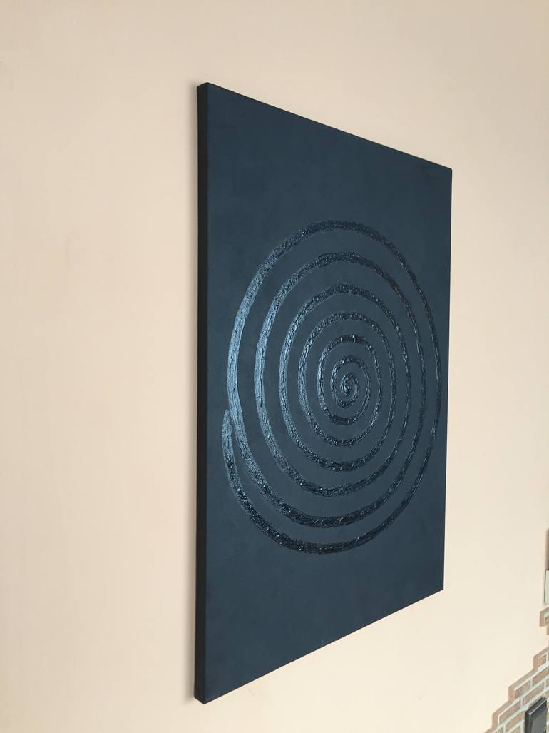 Original Abstract Outer Space Painting by Svitlana Bozhesku