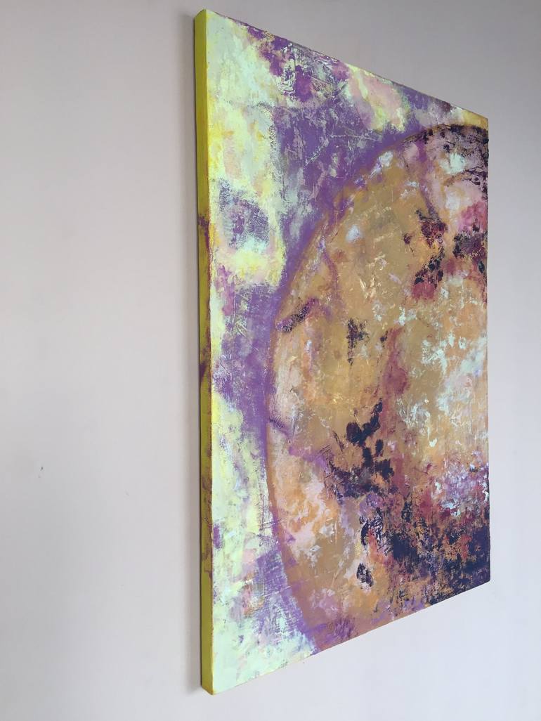 Original Abstract Outer Space Painting by Svitlana Bozhesku