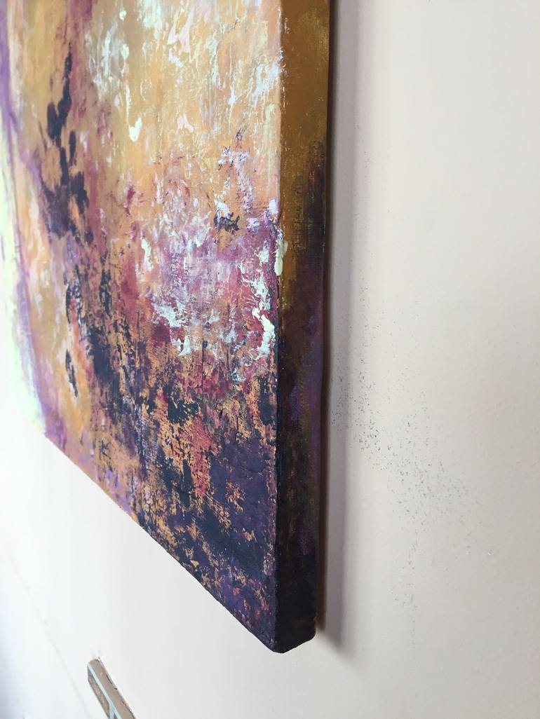 Original Abstract Outer Space Painting by Svitlana Bozhesku