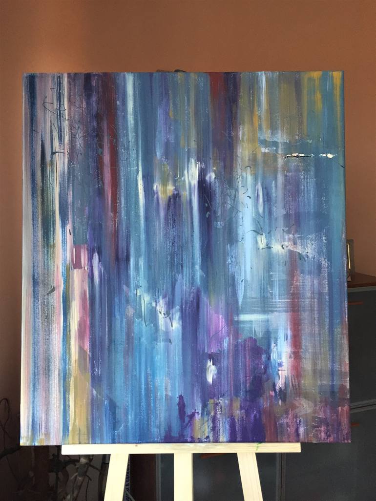 Original Abstract Technology Painting by Svitlana Bozhesku