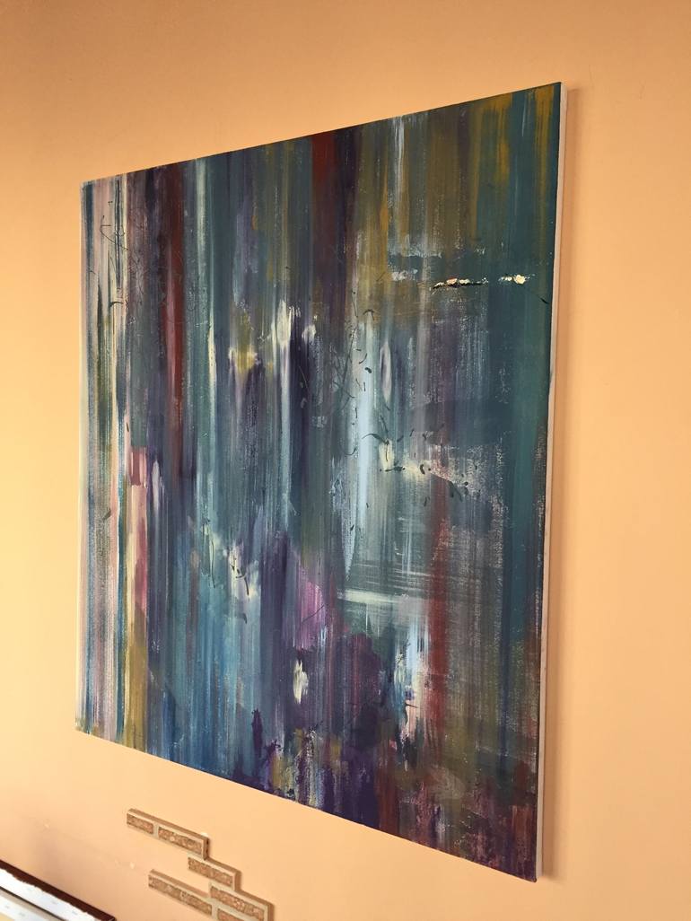 Original Abstract Technology Painting by Svitlana Bozhesku