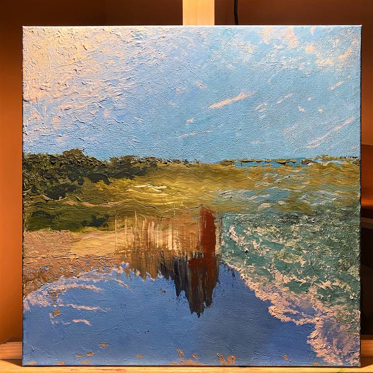 Original Abstract Nature Painting by Svitlana Bozhesku