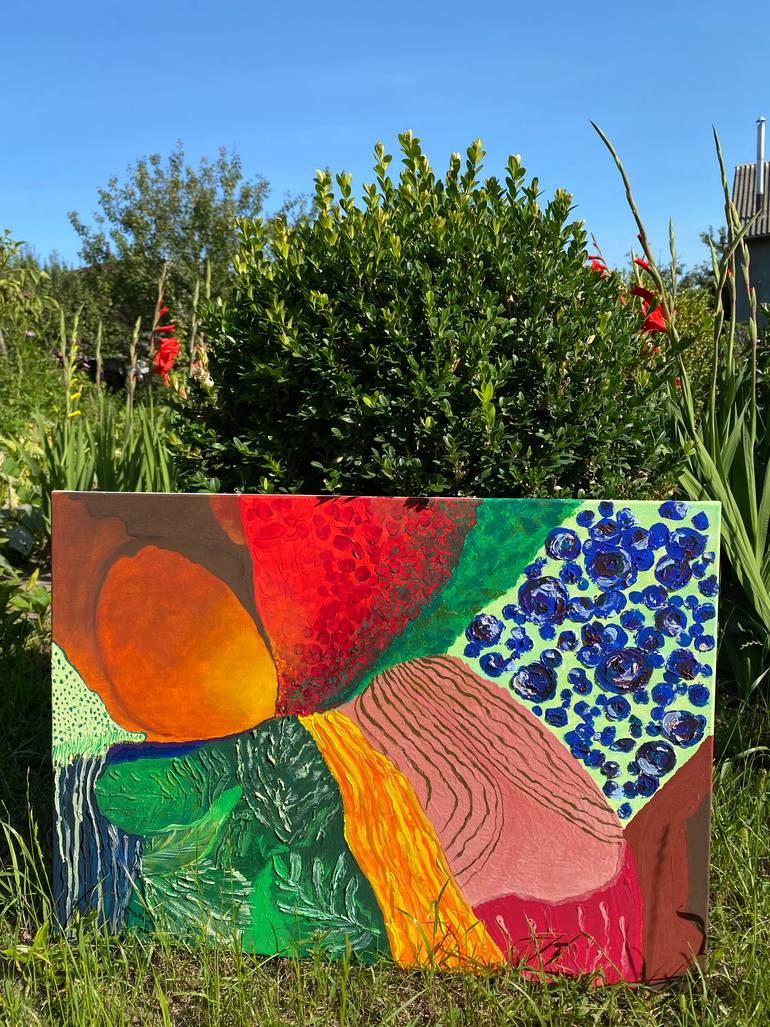 Original Impressionism Abstract Painting by Svitlana Bozhesku
