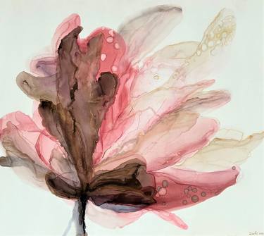 Original Modern Floral Painting by Svitlana Bozhesku