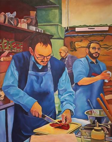 Original Documentary Food & Drink Paintings by Dzovig Arnelian