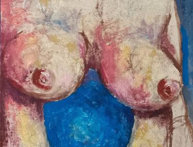 Original Abstract Expressionism Women Painting by Dzovig Arnelian