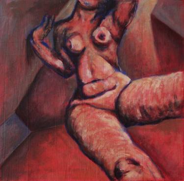 Print of Expressionism Nude Paintings by Dzovig Arnelian