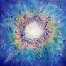 Collection Infinite outer space (white yellow blue violet )