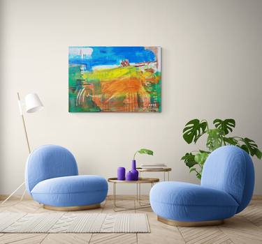 Print of Dada Landscape Paintings by A - Wibaa