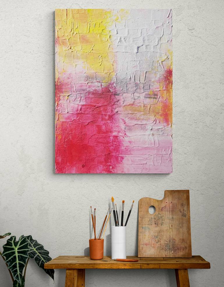 Original Abstract Painting by A -  Wibaa