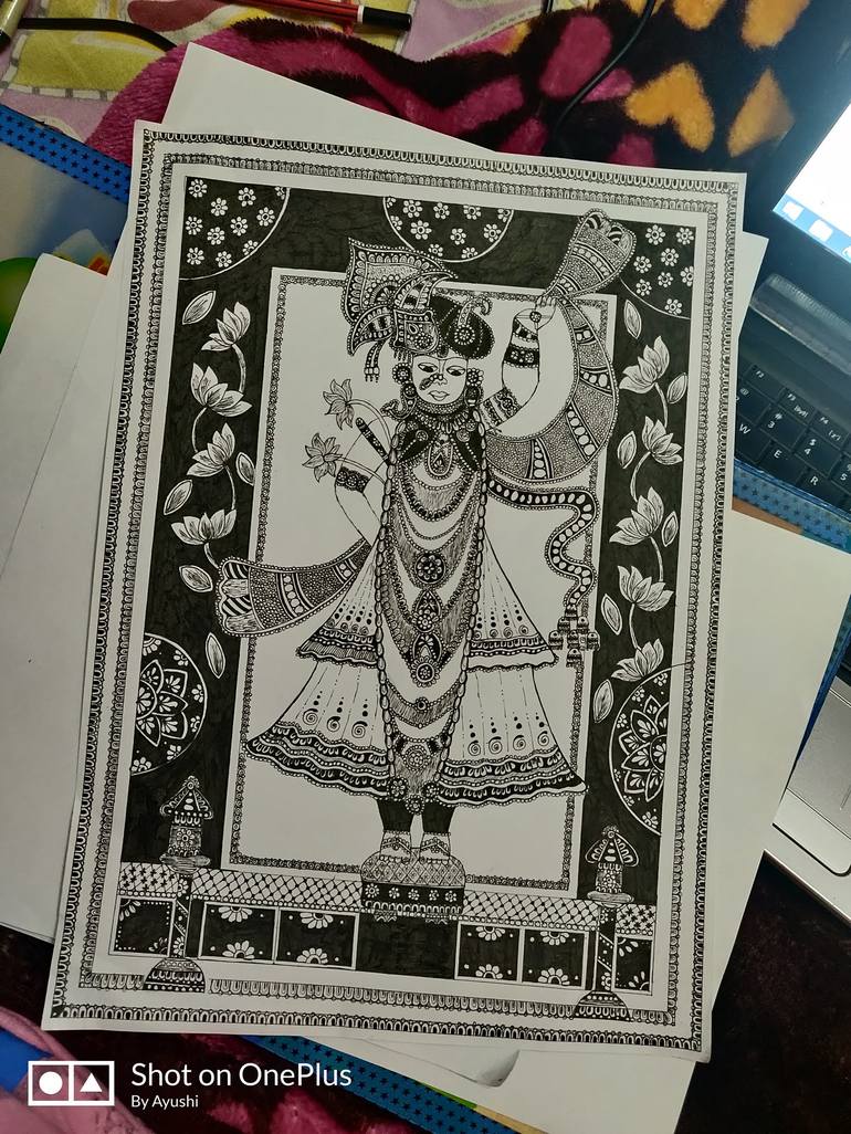 Rupam Debnath - Beautiful krishna drawing | Facebook-saigonsouth.com.vn