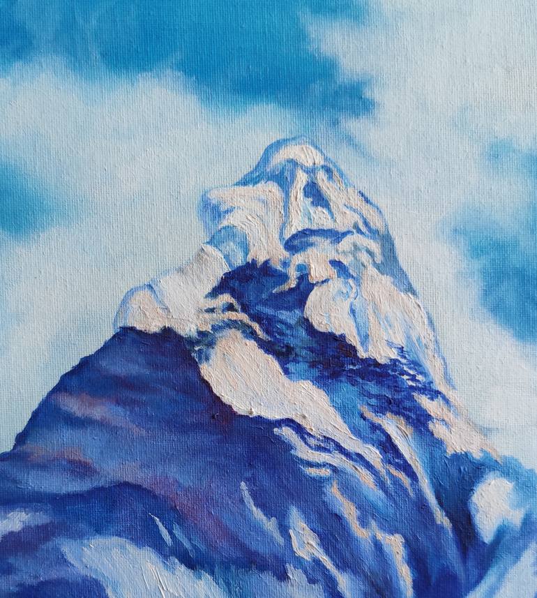 Original Abstract Landscape Painting by Olga Pryakhina