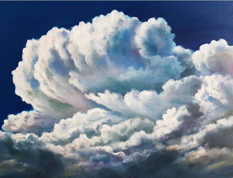 Original Expressionism Seascape Painting by Olga Pryakhina