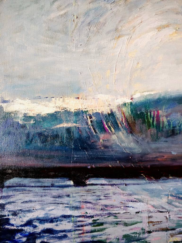 Mystical river Painting by Maria ObraztsovaZ | Saatchi Art