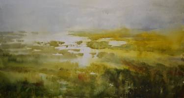 Original Abstract Expressionism Landscape Paintings by Sidney Edwards