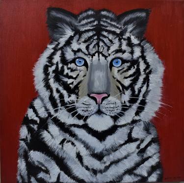 Original Pop Art Animal Paintings by sana altaf