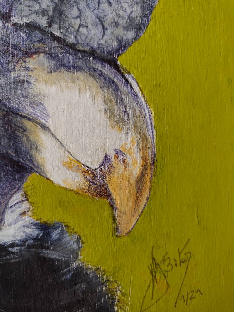 Original Figurative Animal Painting by Norberto Bitar