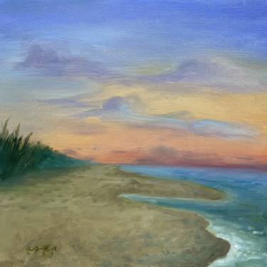 Print of Realism Beach Paintings by Anna Sea