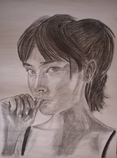 Print of Fine Art Portrait Drawings by Gaka Mira