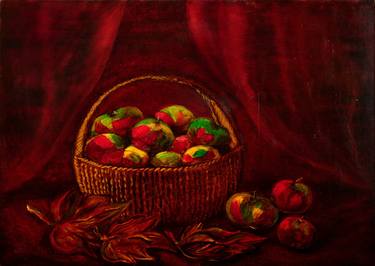 Original Art Deco Food Paintings by Yuliya Solonevits