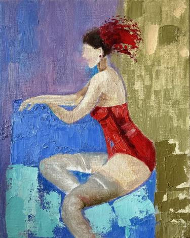 Original Figurative Women Paintings by Natalja Avdejva