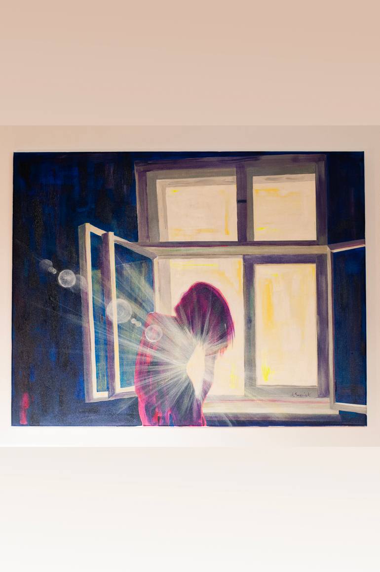Original Abstract Light Painting by Anna Surmiak