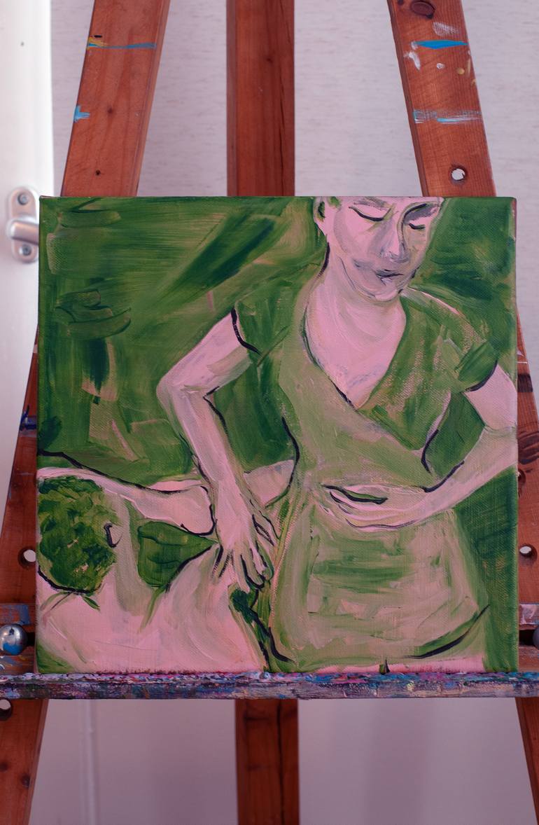 Original Contemporary Love Painting by Anna Surmiak