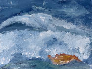 Original Abstract Seascape Painting by Anastasia Beane