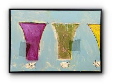 Original Abstract Expressionism Abstract Painting by Guy Lyman