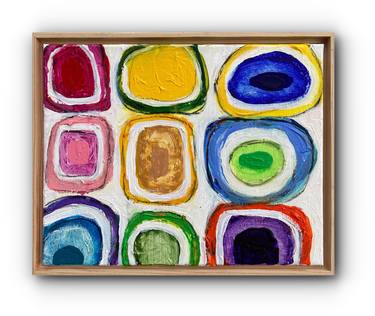 Original Abstract Expressionism Abstract Painting by Guy Lyman