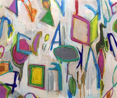 Original Abstract Paintings by Guy Lyman