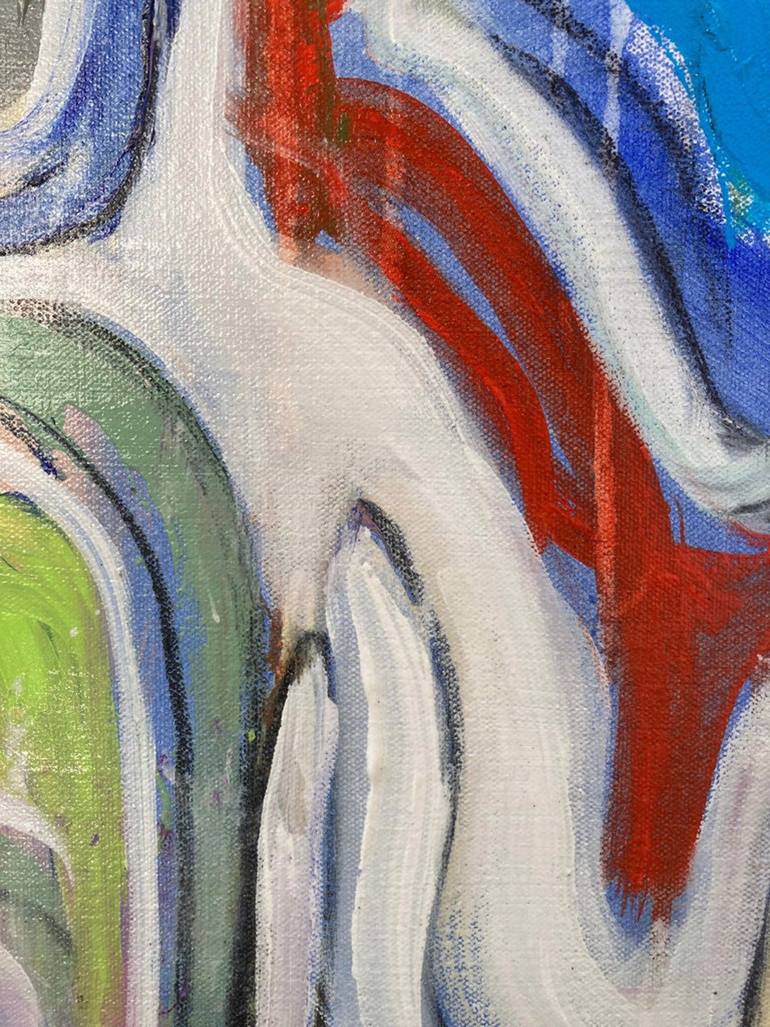 Original Abstract Expressionism Abstract Painting by Guy Lyman