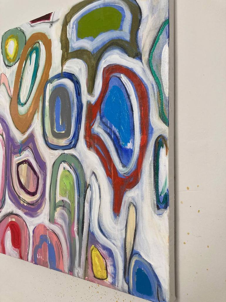 Original Abstract Expressionism Abstract Painting by Guy Lyman